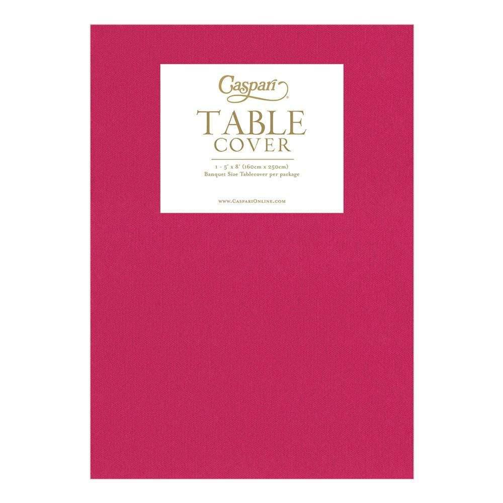 Fuchsia Paper Linen Table Cover